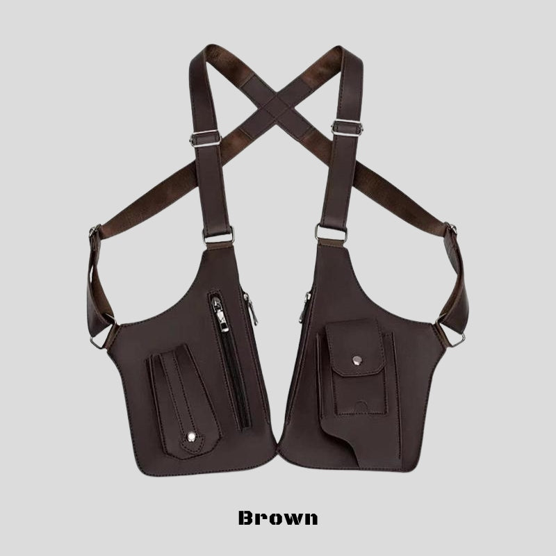 KIVONT™ Leather CrossVest